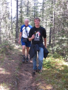 Rich and Erik on the Glacier Lake Trail