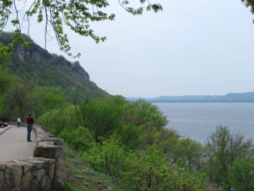 Bluffs along the Mississippi