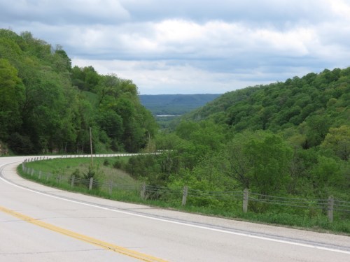 Looking back down the hill doesn't do it justice!