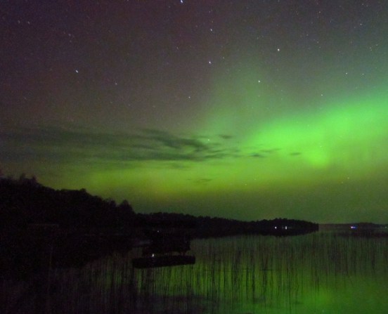 Northern Light with the Big Dipper