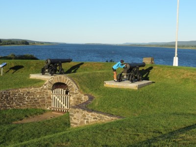 Molly about to shoot a cannon?