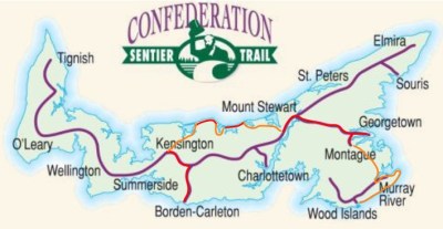 Our route on PEI