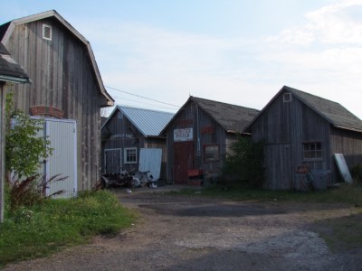 Fishing shacks in Georgetown