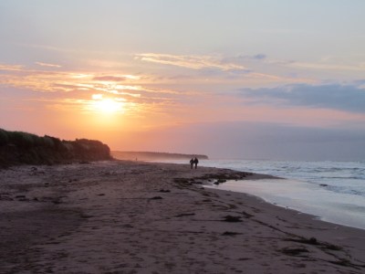 Sunset at Stanhope Beach in the Park