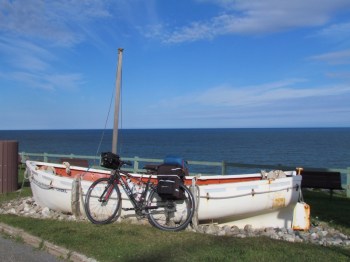 An old boat becomes a bike prop