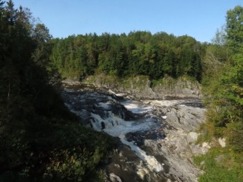 Waterfalls on the Chaudière River