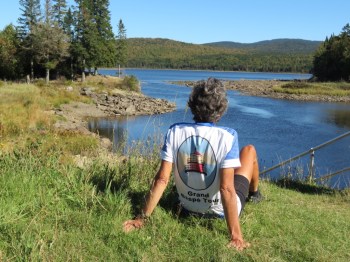 Time out to enjoy a peaceful scene