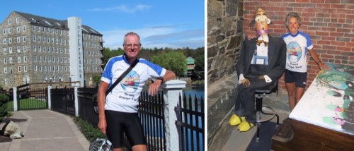 Mill condos and shopping area decor