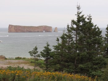 Our first view of Rocher-Percé