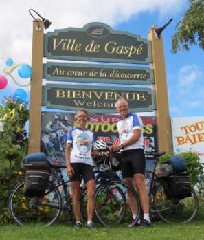 We arrive in Gaspé!