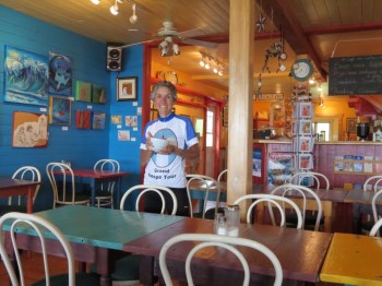 I'm always happy when we find a good coffee shop!