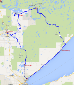 North Shore Tour Map