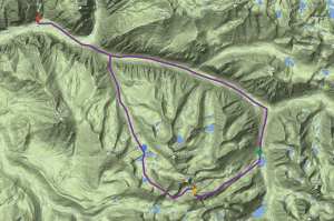 Mt. Brewer Map
