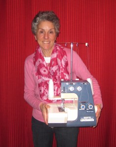 Molly with serger
