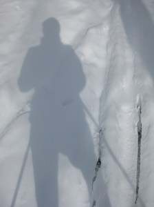 Snow shadow