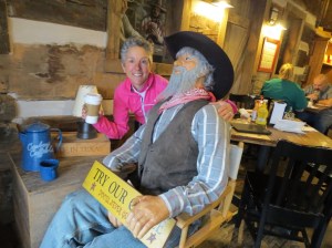 Molly and cowboy at Java Ranch