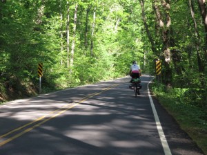 Rich cycling The Ozarks