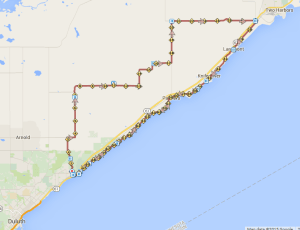 60th Birthday Cycling Route