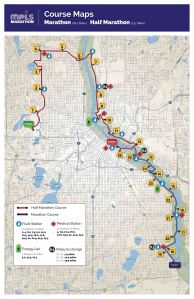 Minneapolis Marathon route