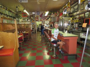 Molly at the Unique Cafe