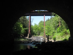 Walking up the Sucker River