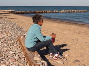 Molly breakfast on the beach