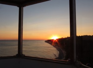 Crisp Point sunrise from the tower