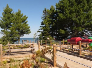 Grounds of Crisp Point Lighthouse
