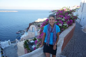 Molly in Oia