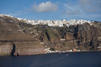 Town of Fira on Santorini