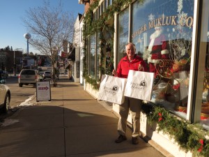 Rich shopping in Ely