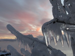 North Shore sunrise ice 3