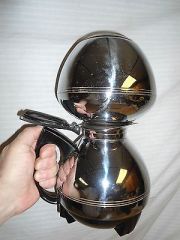 An old fashioned vacuum coffeemaker