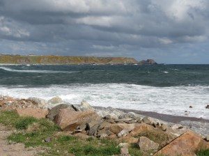 The hostel's shoreline