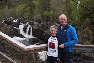 Molly and Rich Rogie Falls