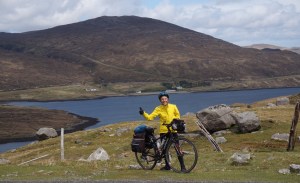 Molly on the mountain pass