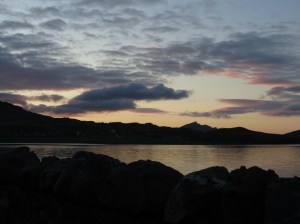 Sconser Lodge sunset