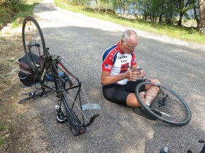 Rich changing my tire