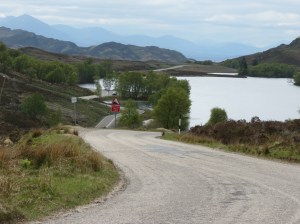 Climbing above Loch Ness