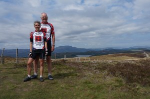 Molly and Rich on Scotland Tartan Tour