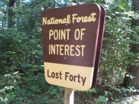 Lost 40 sign