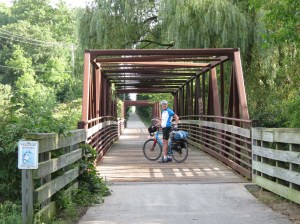 Rich on the Interurban trail