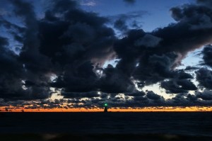 Sunset over Lake Michigan - by Rich Hoeg