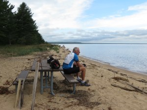 Rest stop on Whitefish Bay