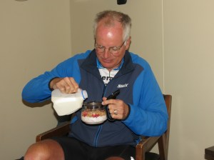 Breakfast in a coffee pot