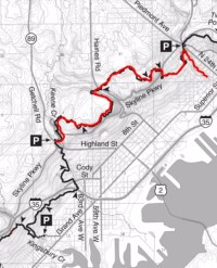 Superior Hiking Trail map