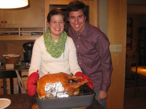 Carl and Chelsea Thanksgiving turkey