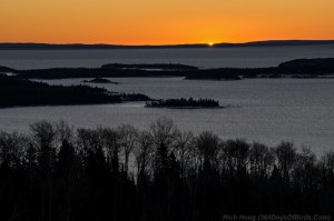 Sunrise over Susie Islands