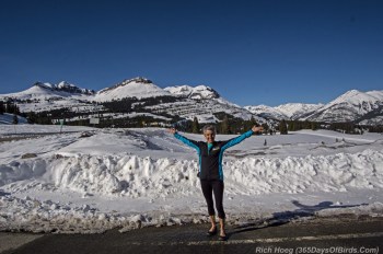 Molly at Moran Pass