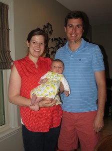 Carl and Chelsea with Maren